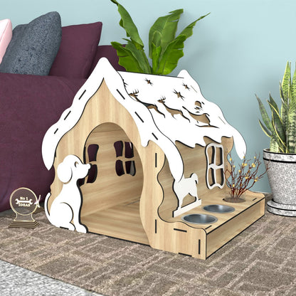 Luxury Dog House DXF - Gifts for Pets