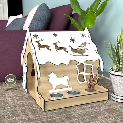 Luxury Dog House DXF - Gifts for Pets