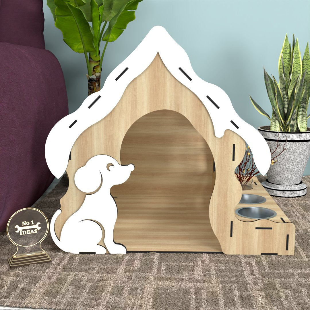 Luxury Dog House DXF - Gifts for Pets