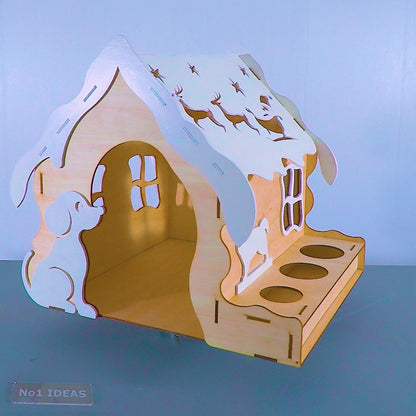 Luxury Dog House DXF - Gifts for Pets